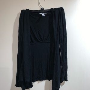 Black cardigan